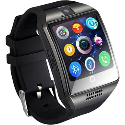 Stepfly Bluetooth Smart Watch Q18 With Camera Facebook Whatsapp Twitter Sync SMS Smartwatch Support SIM TF Card For IOS Android
