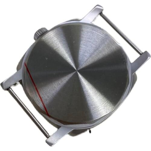 47mm 316L Stainless Steel Watch Case PVD Replacement Part for ETA 6497 6498 Movement