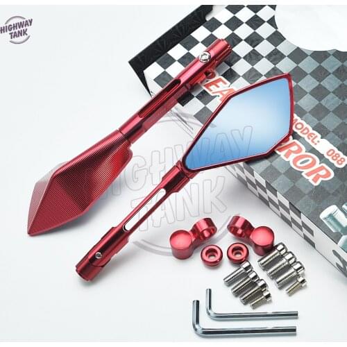 Moto GT TOMOK Aluminum CNC Motorcycle Side Mirror Rearview Accessories Case for Honda CBR600RR CBR900RR HORNET CB600F