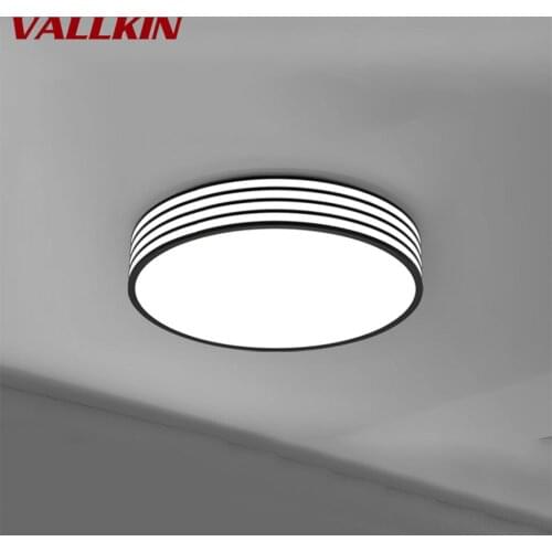 Black Round Bedroom LED Ceiling Light Lamp Simple Modern Atmosphere Home Creative Lighting Personality Room Study Lamp Lights