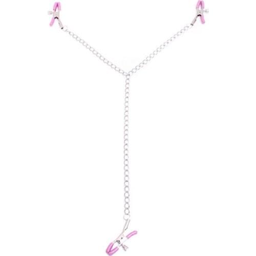 Fetish Breast Massage Bondage Adult Game Toys Metal Nipple Clamps Nipple Clips Labia Clamps Sex Products For Women