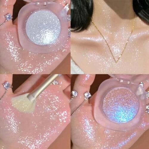 Mashed Potato Highlighter Diamond Glitter Diamond Highlighter Face and Body Brightening Glitter Makeup Natural Contour Makeup