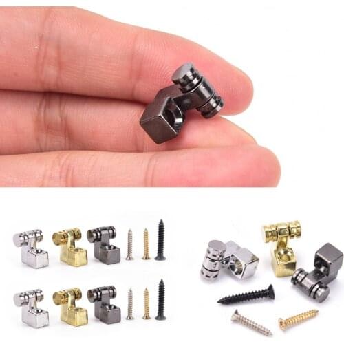 2019 New 2Pcs Roller String Retainers Mounting Tree Guide for Electric Guitar silver