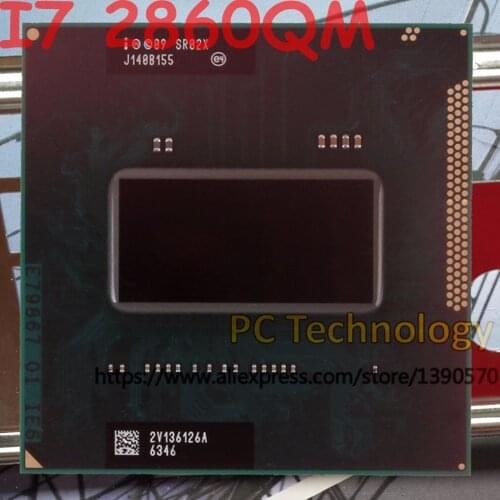 Original Intel I7 2860QM 2.5GHz-3.6GHz 8M SR02X CPU Quad-Core OEM edition notebook I7-2860QM free shipping ship out within 1 day