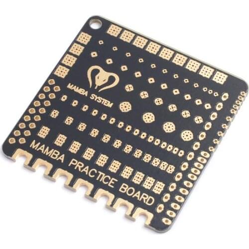 49x49x1.6mm DIATONE Mamba Soldering Practice Board for FPV Racing Drone New Pilots Improving Soldering Level