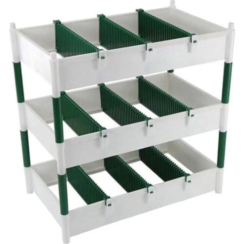 Plastic LCD Screen Holder Tray Adjustable Storage Box for iPhone Samsung Phone Tempered Glass Dismountable Container Organizer