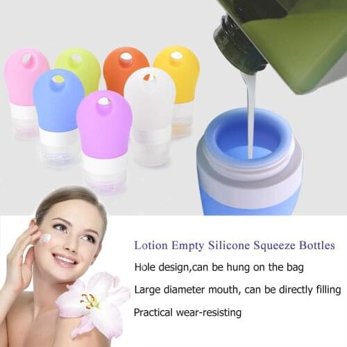 Portable Lotion Empty Silicone Squeeze Bottle Bath Empty Pen bottle Squeeze Juice Eye Liquid Travel Packing Cream Container 1pc