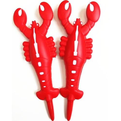 36PCS Crayfish Relaxation Gel Pen Cartoon Spicy Shrimp Squeezing Gadget for Fun Memory Foam Decompression Pen Stationery