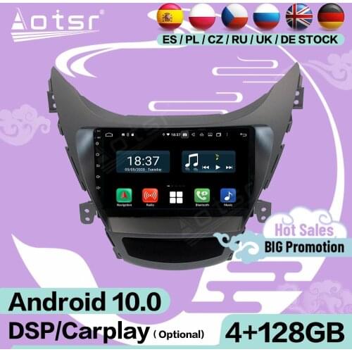 2 Din Multimedia Stereo Android Video Player For Hyundai Elantra 2010 2011 2012 2013 GPS Headunit Audio Radio Receiver Head Unit