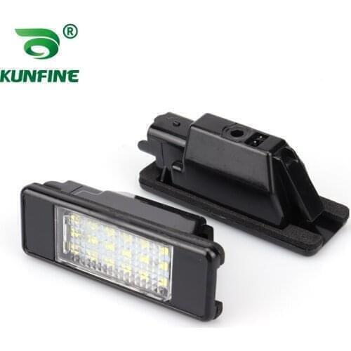 2pcs Car LED Number License Plate Light LED License Lamp For Peugeot 106 3D/5D HATCHBACK Facelift 1997-2004 OEM No. 6340 F0