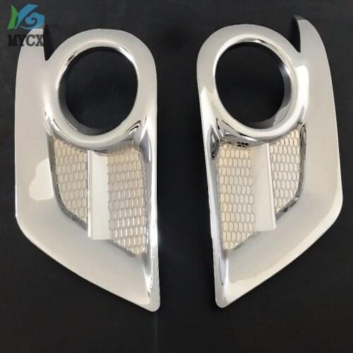 2014 Chrome For Toyota Hilux Accessories ABS Fog Light Cover For Toyota Hilux Vigo 2012 2013 2014 car-styling Parts