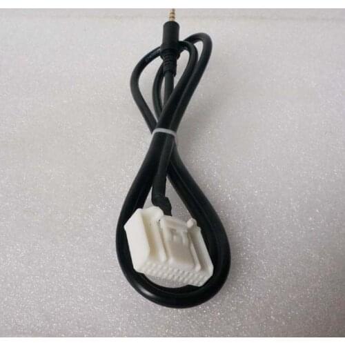 24pin AUX cable data wire harness for Subaru CD