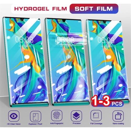 3-1Pcs Not Glass Hydrogel Film For Huawei Nova 5 5T 5i 5Pro 6 4 3i Protective On The Mate 20 30 40 Lite Soft Screen Protector