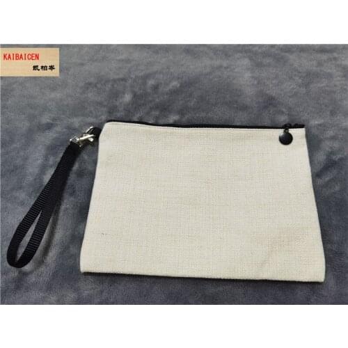 30pcs/lot Shipping Blank Sublimation linen Makeup Bag Coster Pillow case Tablecloth For INK Print DIY Gifts Heat Press Transfer