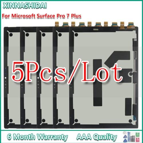 5 Pcs LCD Display For Microsoft Surface Pro 7 Plus Pro 7+ LCD Display Touch Screen Digitizer Assembly Replacement