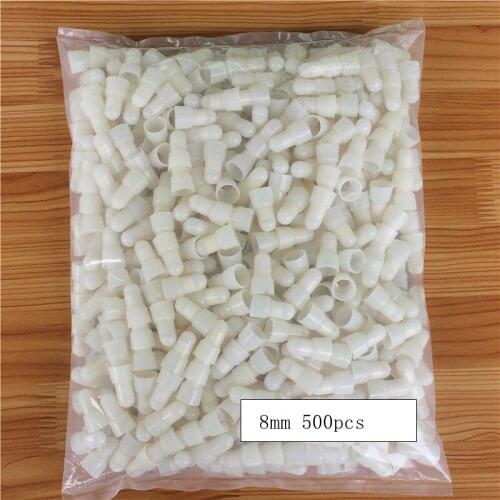 500pcs High quality 8mm copper core wire cap copper wire cap terminal wire terminal nylon flame retardant