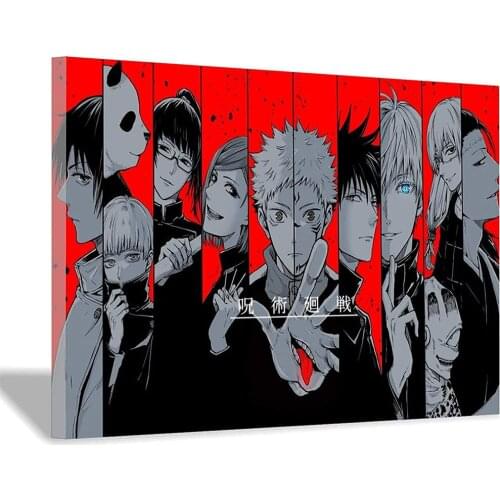 Anime Conjuration Back to War Posters, Animation Posters, Murals, Canvas Paintings, Wall Art Decoration Paintings, Gifts Frame