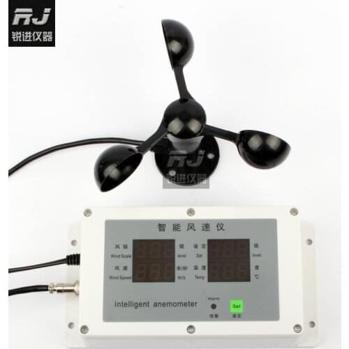 Tower crane, tower crane, special anemometer, construction site construction, weather, wind power, temperature, ship split type