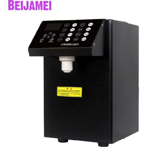 BEIJAMEI Factory 16 Quantitative Fructose machine Automatic Fructose Syrup dispenser Milk tea Equipment
