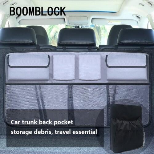 BOOMBLOCK 1set Car Rear Trunk Seat Storage Baggage For Renault Megane 2 3 Duster Logan Honda Civic 2006-2011 Fit Accord