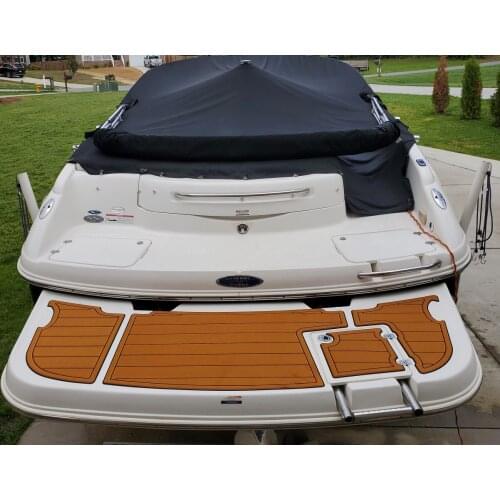 Cruisers Yachts Boat Yacht Swim Platform Cockpit EVA Faux Teak Decking Floor Pad