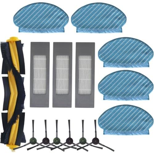 For Ecovacs Deebot Ozmo T8 Filter Side Brush Mop Cloth Set Vacuum Cleaner Parts replacement home accessories