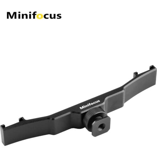 Dual Cold Shoe Mount Plate Vlog Smartphone DSLR SLR Camera Mobile Cell Phone Vlog Extend Hot Shoe for Microphone Video LED Light