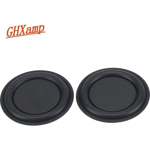 GHXAMP 2PCS 62MM Rubber Passive Radiator Speaker Bass Vibration Membrane Diaphragm Woofer Radiation For 2.5 inch Subwoofer DIY