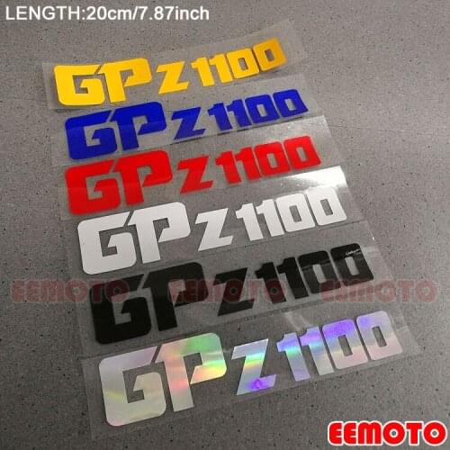 Motorcycle body Wheel Rims Fairing Helmet Tank Pad Label logo reflective Stickers Decals For KAWASAKI GP Z1100 GPZ1100