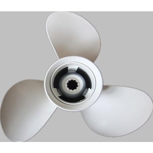 Boat Engine Aluminum Propeller 9 7/8x10 1/2-F for Yamaha 20HP 25HP 30HP Outboard Motors 664-45945-00-EL 9 7/8 x 10 1/2 F