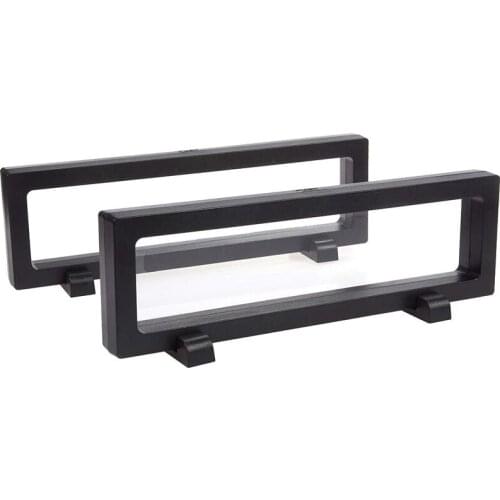 5-Piece Set Of 3D Display Cases - Transparent Plastic Display Frames for Jewelry, Antique, Coin, Medal and Family Heirloom Displ