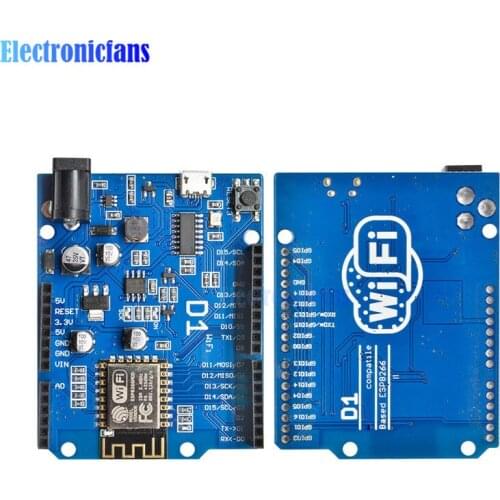 OTA WeMos D1 CH340 WiFi Wireless Development Board ESP8266 ESP-12E IDE UNO R3 ONE For ARDUINO Compatible Drive Module 1A 24V
