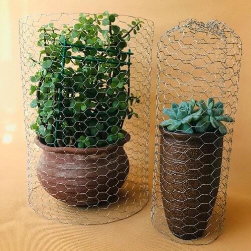 Lightweight Strong Chicken Wire Net Portable Cutting Plier Hexagonal Wire Mesh Netting Barbed Wire Fence Plants Protective Fence