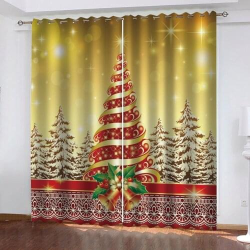 Customized size Luxury Blackout 3D Window Curtains For Living Room gold curtains personality curtains