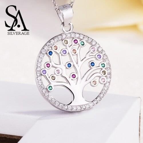 SA SILVERAGE Silver Necklaces