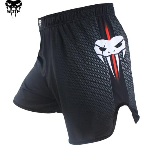 SOTF mma Venomous snake Elastic movement fighting mma shorts Tiger Muay Thai cheap boxing shorts sanda kickboxing clothing mma