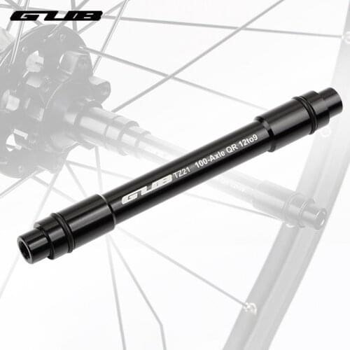 Bike 12mm To 9mm Thru Axle Quick Release Hub Conversion Skewer Adapter 100mm For Mountain Bilycle With Rubber Ring Accessory