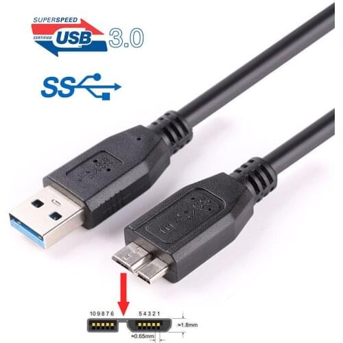 High Speed Micro USB 3.0 to USB 3.0 Cable For External Hard Drive Disk HDD USB 3.0 Cable Micro USB Converter Usb Кабель Удлините