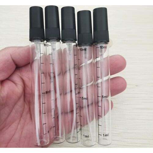 1 Pcs 3ml/5ml/10ml Portable Mini Perfume Bottle Empty Glass Bottle Cosmetics Bottled Toner Spray Bottle Cosmetic Container