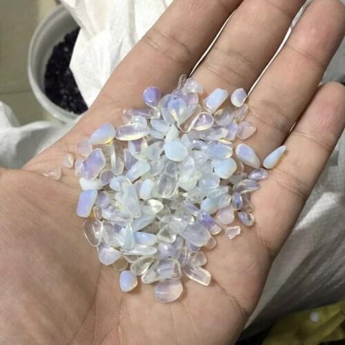 100g Natural Opal Gravel Bulk Tumbled Stones Crystal Healing Reiki Natural stones and minerals