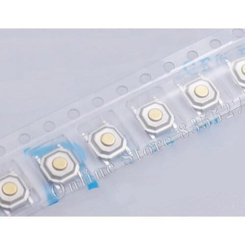 1000pcs/lot tape ( reel ) packaging SMD 4*4*1.5MM touch micro switch 4 * 4 * 1.5 mm button switch waterproof copper head