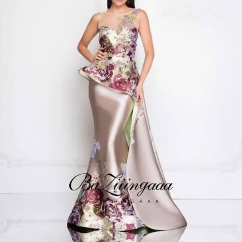 BAZIIINGAAA Luxury Woman Cocktail Dress Beaded Sequins Long Elegant Night Cocktail Party Formal Dresses for Wedding Plus Size