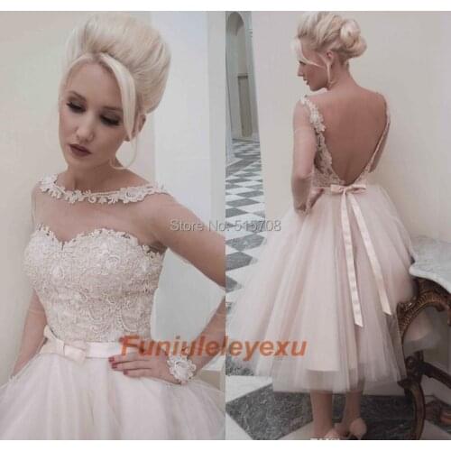 Женские платья ниже колена CharmingBridal China At AliExpress
