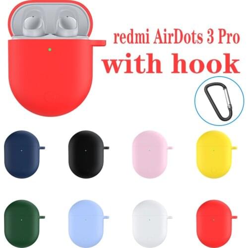 For redmi AirDots 3 Pro Case Solid color Non-slip Silicone Protect Earphones Cover For xiaomi redmi AirDots3 Pro Headphones Case