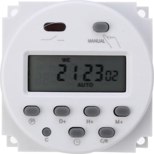Digital Timer Switch Voltage 12V 7 Day Weekly Rechargeable Battery Programmable Timer Switch For Lights Application