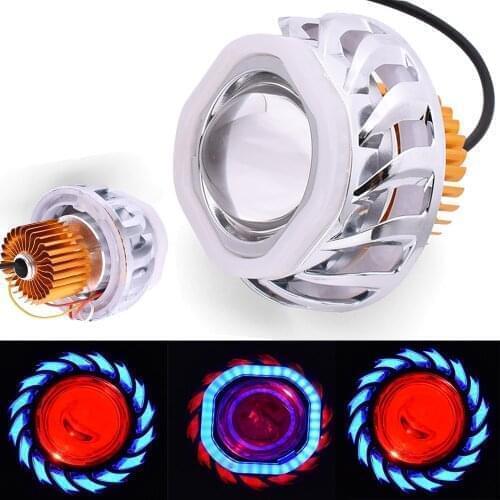 For Suzuki GSF1200 GSF1250 GSF650 BANDIT DL650 dl 1000 650 Motorcycle Led Light Angel Eye Headlamp Motorbike Projector Headlight