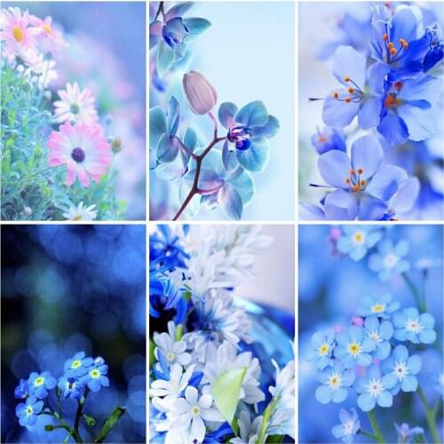 EverShine 5D DIY Diamond Painting Flowers Picture Of Rhinestones Diamond Embroidery Daisy Mosaic Art Kits Wall Decor Home