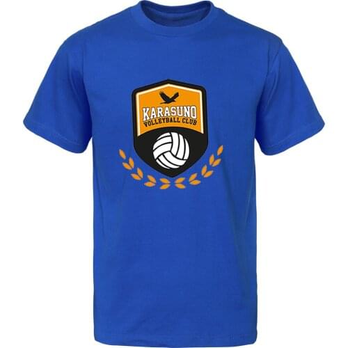 Hot Summer Men Anime T Shirt Haikyuu Short Sleeve Tees Japanese T-Shirts Hip Hop Tshirts Volleyball Club Shirt Round Neck Tops