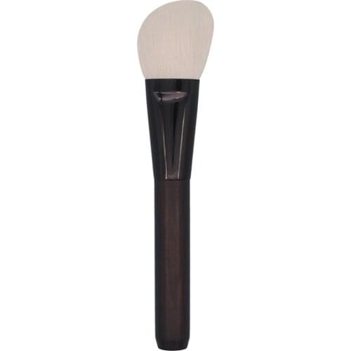 G03 Professional Handmade Makeup Brush Soft Saikoho Goat Hair Angled Contour Sculpting Brush Ebony Handle Make Up Brushes