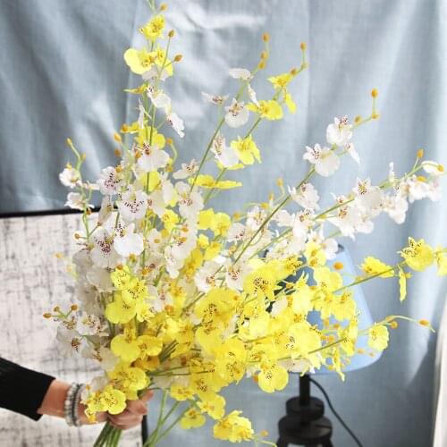 100CM Fake Flower Phalaenopsis Bonsai Bonsai Home Garden Four Seasons Bonsai Flower Plants Bush decorative fake flowers